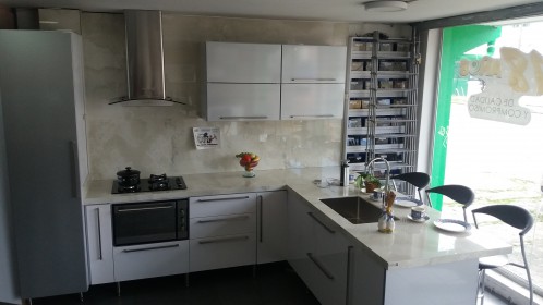 Promoción - Cocina Integral Moderna en L de 3 mts x 2.30 mts